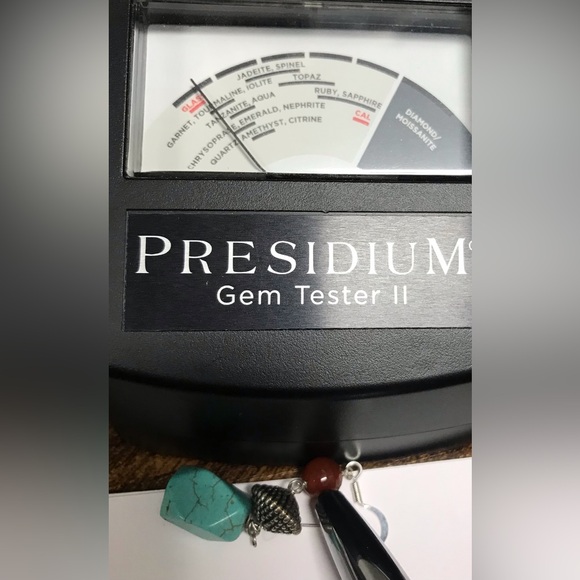 Natural Stones & Silver-Tone Dangle Earrings - Picture 8 of 9